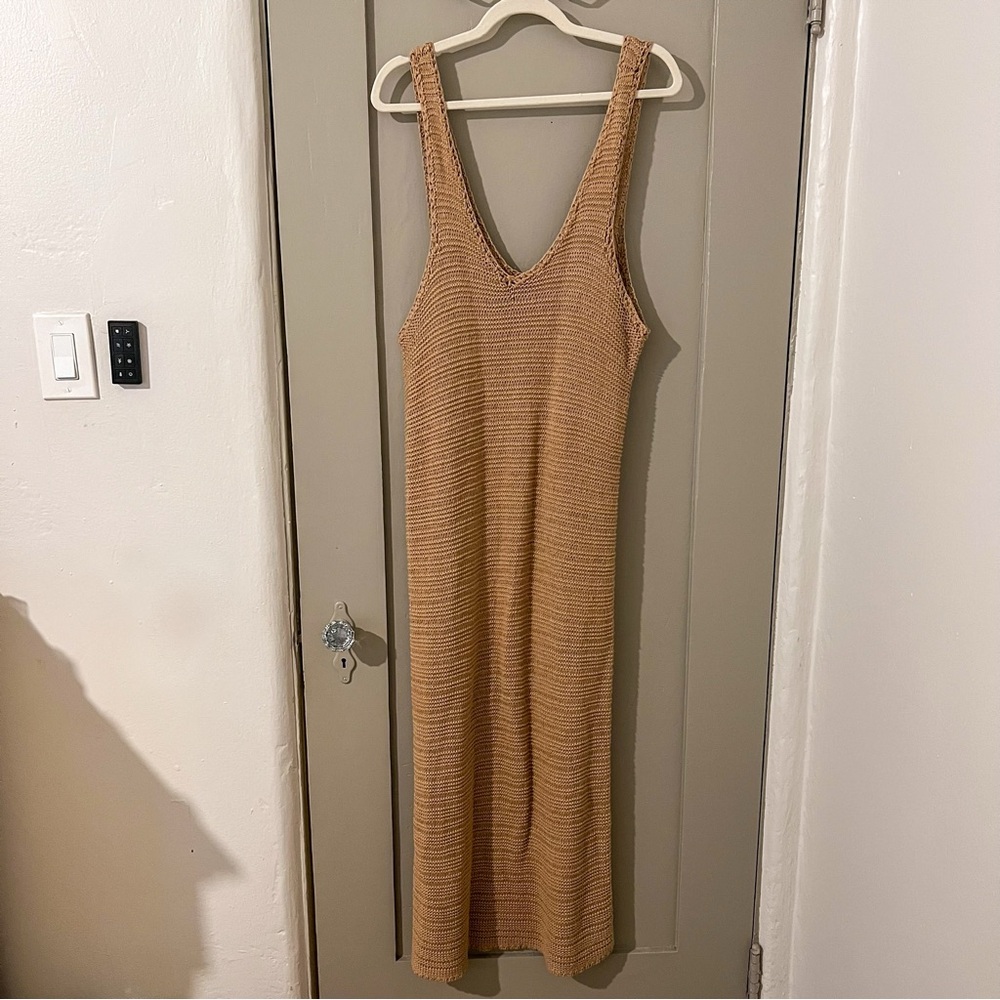 House of Harlow 1960 xREVOLVE knit crochet maxi dress 🥥🐚